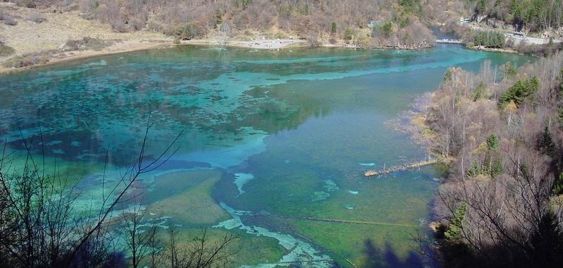 Wuhua Hai (FünfBlumenSee) von Jiuzhaigou